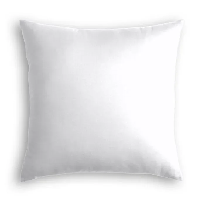 Throw Pillow in Lush Linen – Optic White