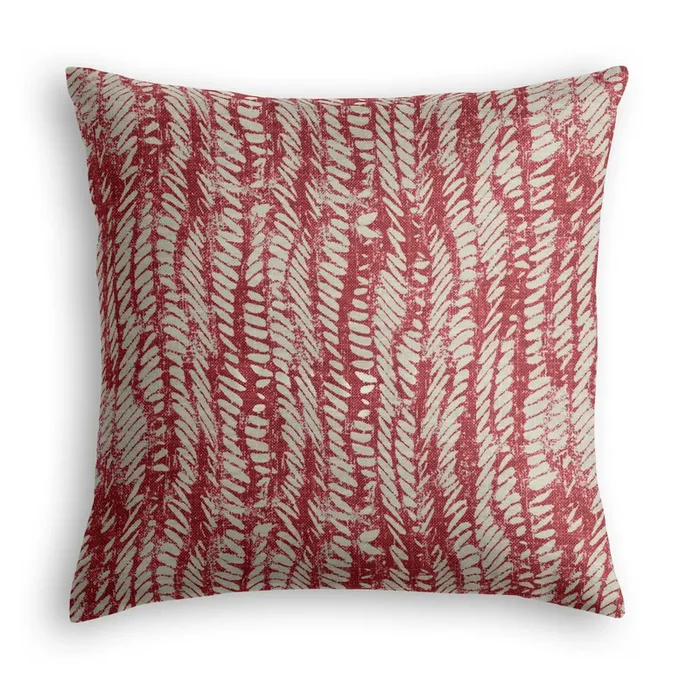 Throw Pillow in Rope Walk – Grenadine