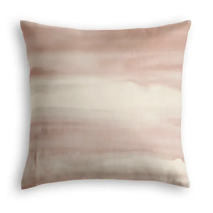 Throw Pillow in Up In The Sky – Blush