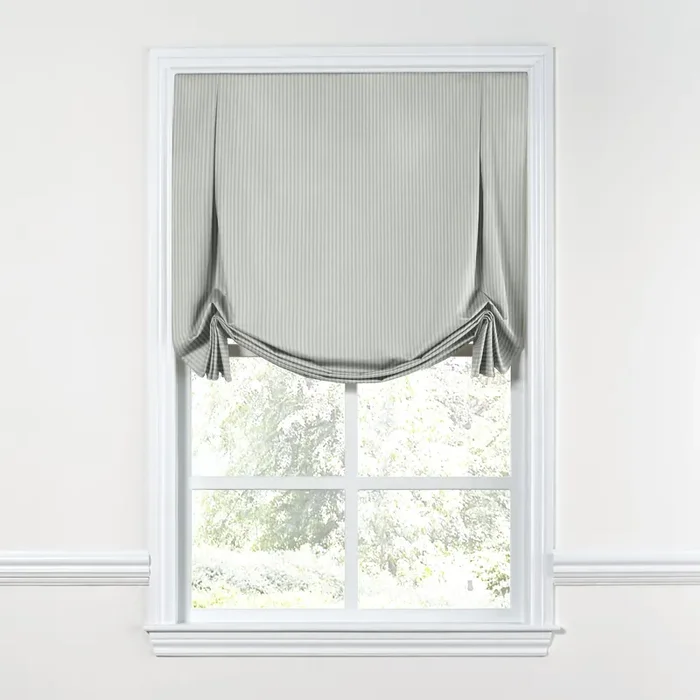 Tulip Roman Shade in Baldwin – Fog