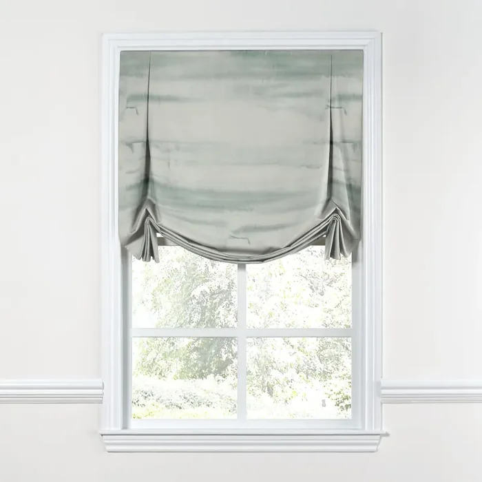 Tulip Roman Shade in Up In The Sky – Aqua